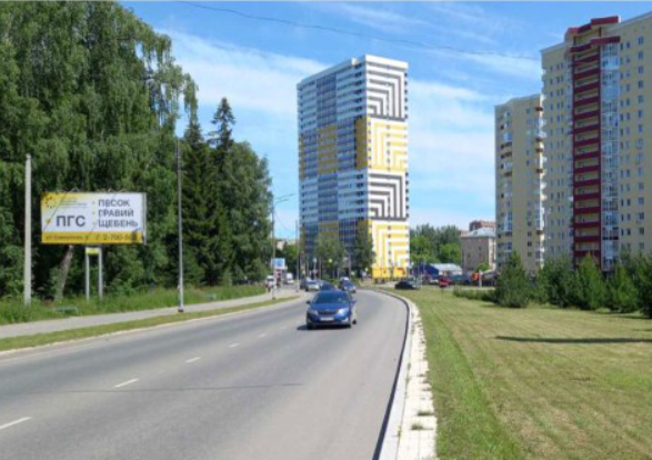 Фотография рекламного носителя, тип: Билборд 3x6, адрес: Адмирала Ушакова ул. Х Калинина ул., Пермь, Пермский край, Россия. Сторона B №769716