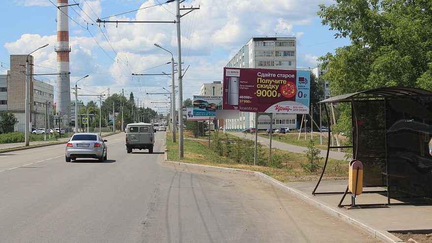 Фотография рекламного носителя, тип: Билборд 3x6, адрес: Герцена ул., д.22, Альметьевск, Республика Татарстан, Россия. Сторона А №835476