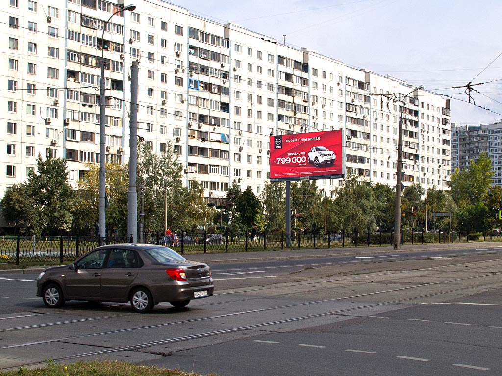 Фотография рекламного носителя, тип: Билборд 3x6, адрес: Таллинская ул., д.2, Москва, Россия. Сторона B №278728