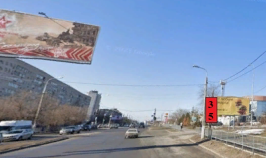 Фотография рекламного носителя, тип: Панель-кронштейн, адрес: Еременко ул., д.9, поз.2, Волгоград, Волгоградская область, Россия. Сторона А №1097273