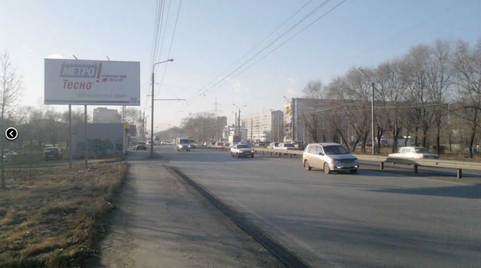 Фотография рекламного носителя, тип: Билборд 3x6, адрес: Металлургов ул., д.17, Красноярск, Красноярский край, Россия. Сторона Б №417742