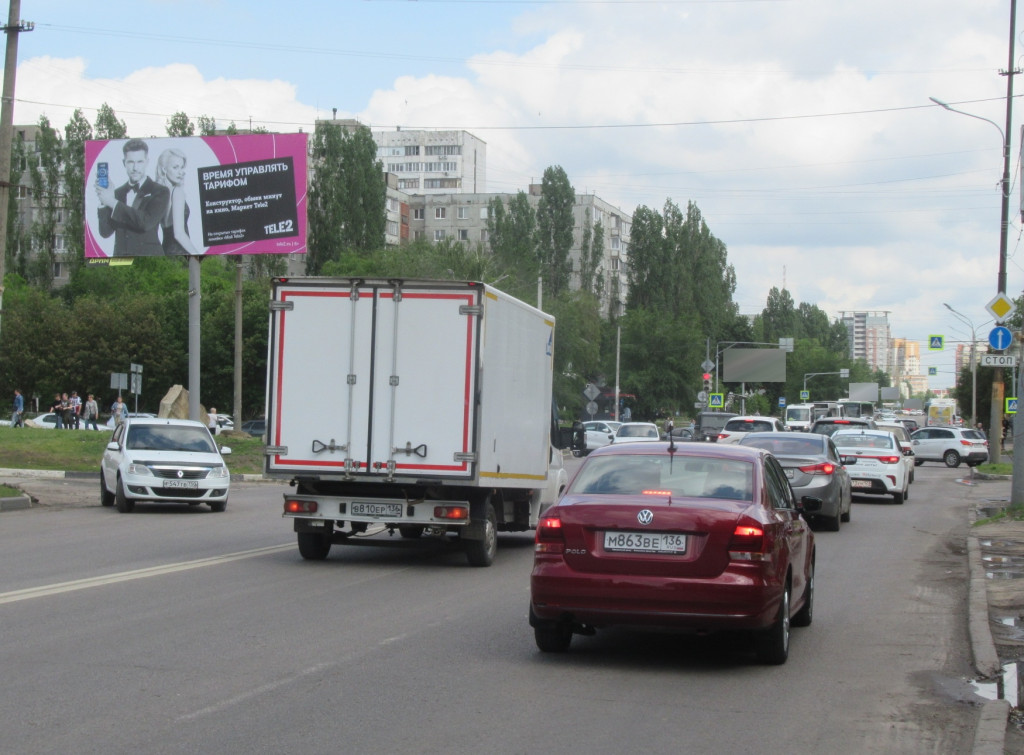 Фотография рекламного носителя, тип: Билборд 3x6, адрес: Генерала Лизюкова ул., д.42В Х 60 Армии ул., Воронеж, Воронежская область, Россия. Сторона Б №961184