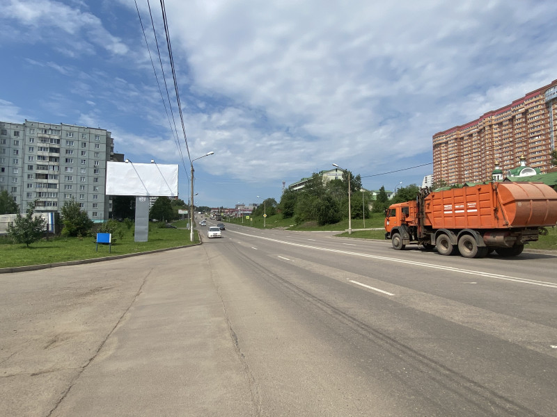 Фотография рекламного носителя, тип: Билборд 3x6, адрес: Славы ул., д.1, Красноярск, Красноярский край, Россия. Сторона Б №779937