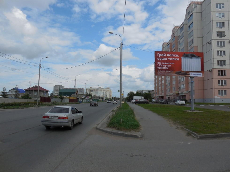 Фотография рекламного носителя, тип: Билборд 3x6, адрес: Омская ул., д.136/3, Омск, Омская область, Россия. Сторона А №1010167