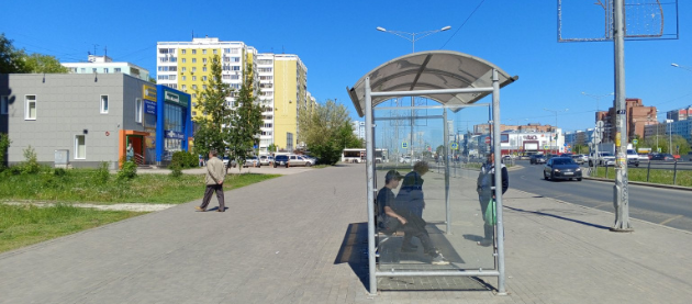 Фотография рекламного носителя, тип: Остановка 1.8x1.2, адрес: Московское ш. Х Димитрова ул., Самара, Самарская область, Россия. Сторона B2 №828720