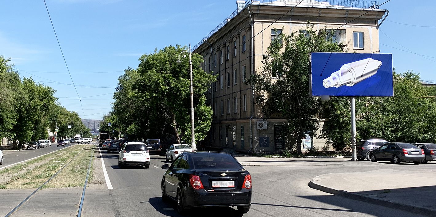 Фотография рекламного носителя, тип: Билборд 3x6, адрес: Комсомольская ул., д.29, Магнитогорск, Челябинская область, Россия. Сторона А №1052350