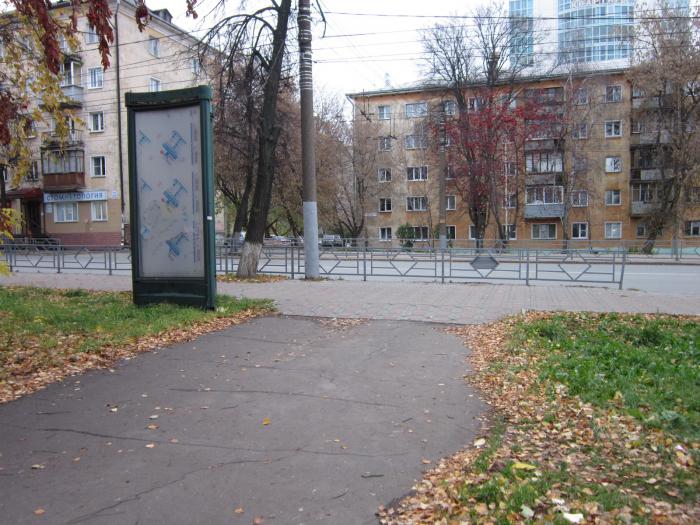 Фотография рекламного носителя, тип: Пиллар 3x1.4, адрес: Преображенская ул., д.56, Киров, Кировская область, Россия. Сторона С №805005