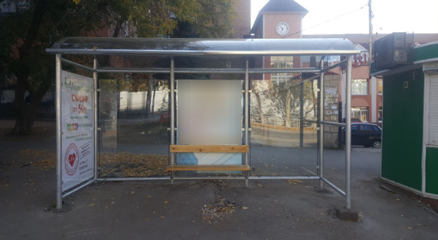 Фотография рекламного носителя, тип: Остановка 1.8x1.2, адрес: Аэродромная ул. Х Дзержинского ул., д.13, Самара, Самарская область, Россия. Сторона A2 №829314