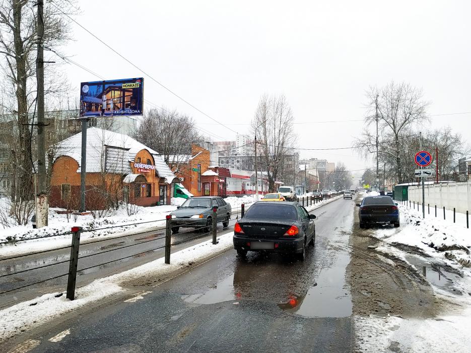 Фотография рекламного носителя, тип: Билборд 3x6, адрес: Носовихинское ш. Х Советская ул., д.26А, Железнодорожный, Московская область, Россия. Сторона Б №850894