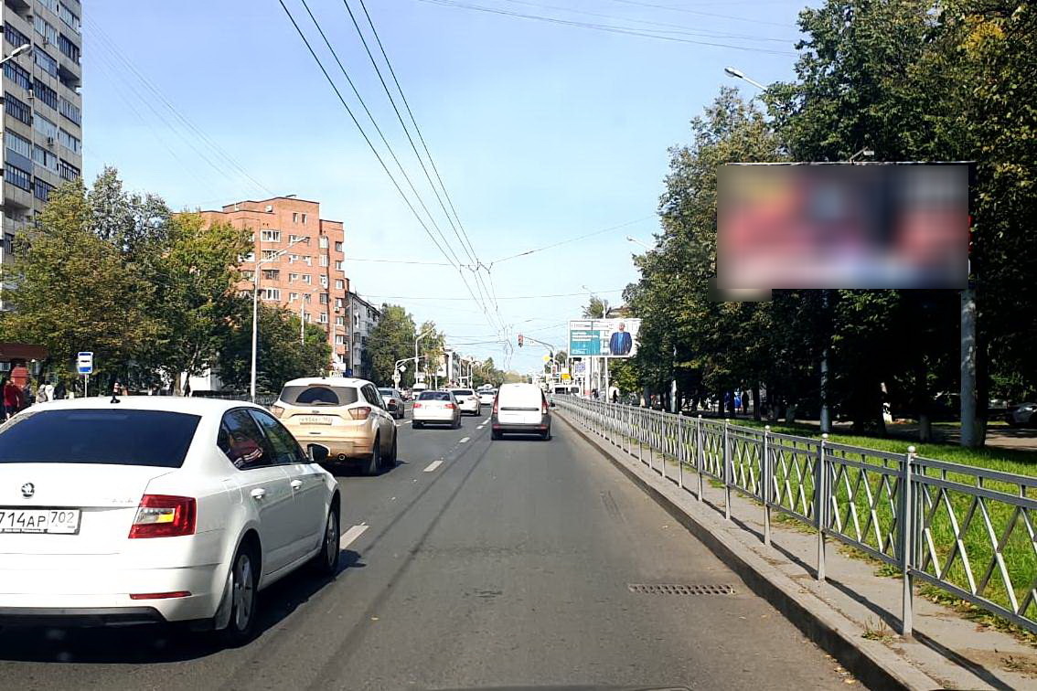 Фотография рекламного носителя, тип: Билборд 3x6, адрес: Айская ул., д.60, Уфа, Республика Башкортостан, Россия. Сторона А №849815