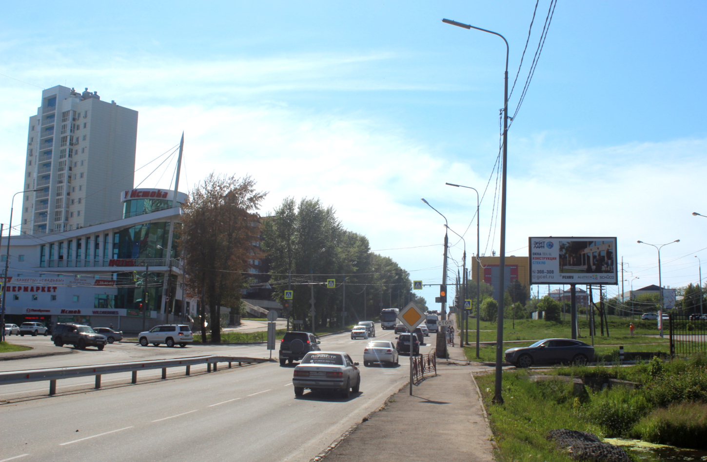 Фотография рекламного носителя, тип: Билборд 3x6, адрес: Байкальская ул. Х Ржанова ул., Иркутск, Иркутская область, Россия. Сторона А №1095162