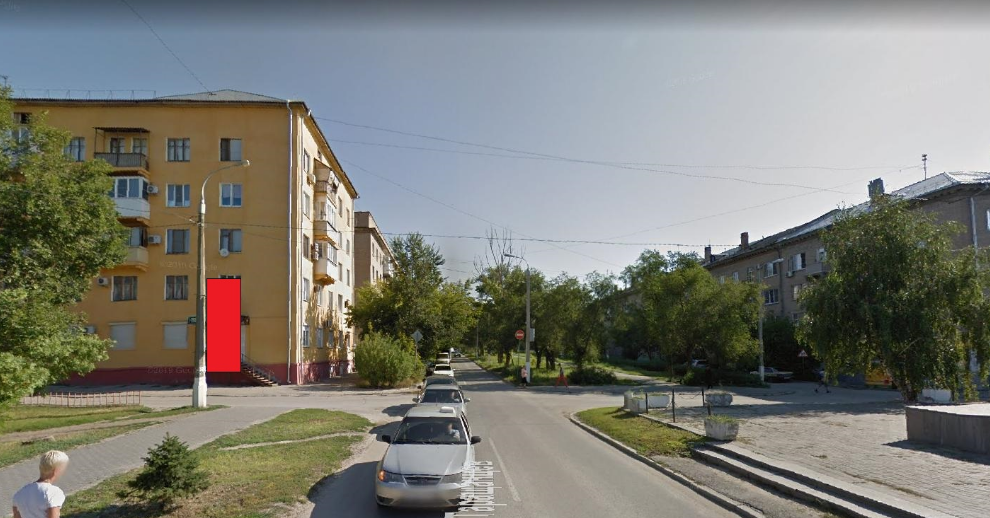 Фотография рекламного носителя, тип: Панель-кронштейн, адрес: Металлургов пр-т., поз.2, Волгоград, Волгоградская область, Россия. Сторона А №1097277