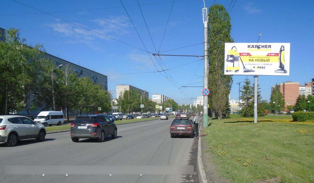 Фотография рекламного носителя, тип: Билборд 3x6, адрес: Строителей пр-т. Х Глазунова ул., д.1, Пенза, Пензенская область, Россия. Сторона А №741460