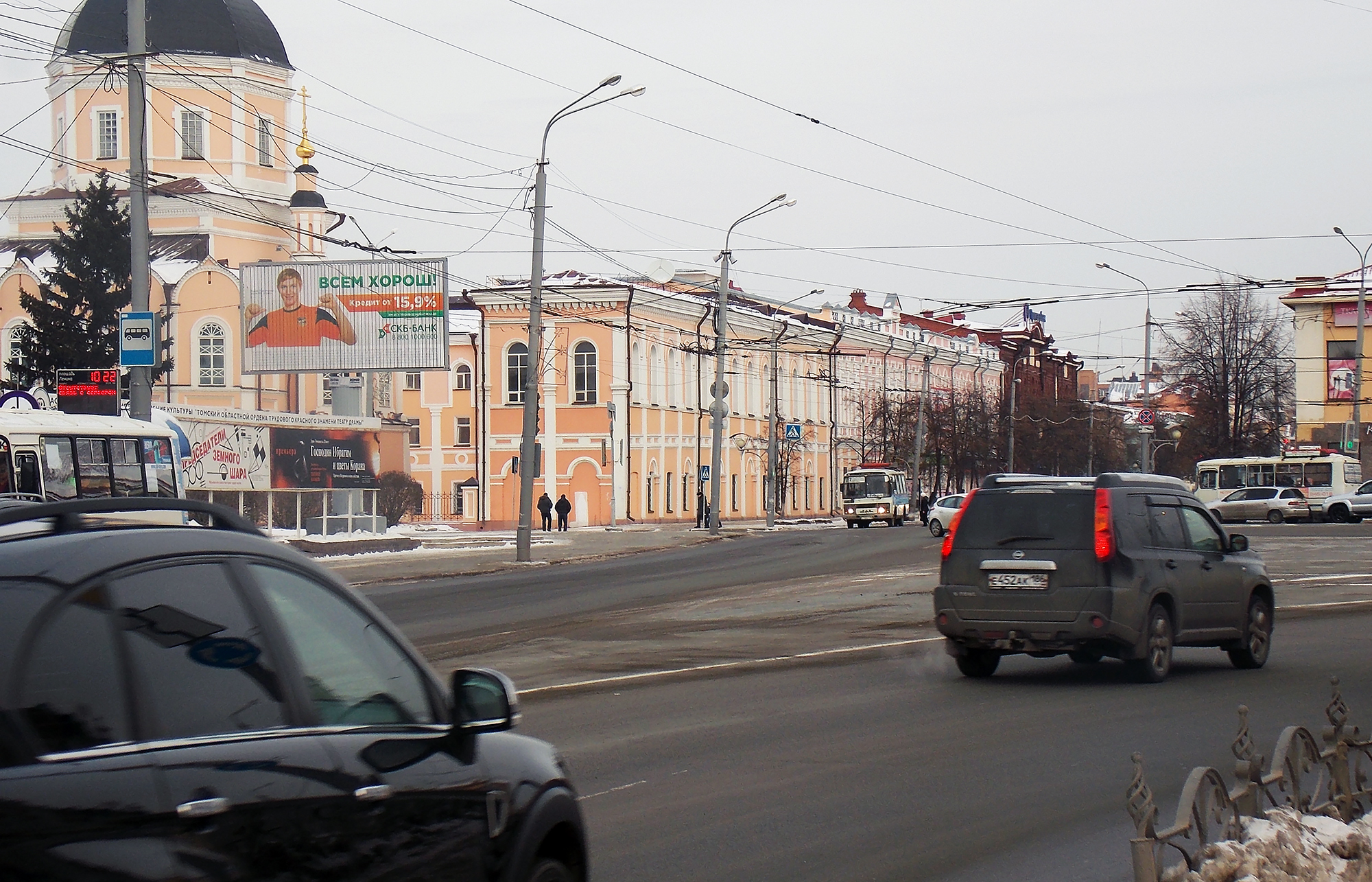 Фотография рекламного носителя, тип: Билборд 3x6, адрес: Ленина пл., д.4, Томск, Томская область, Россия. Сторона B №839034