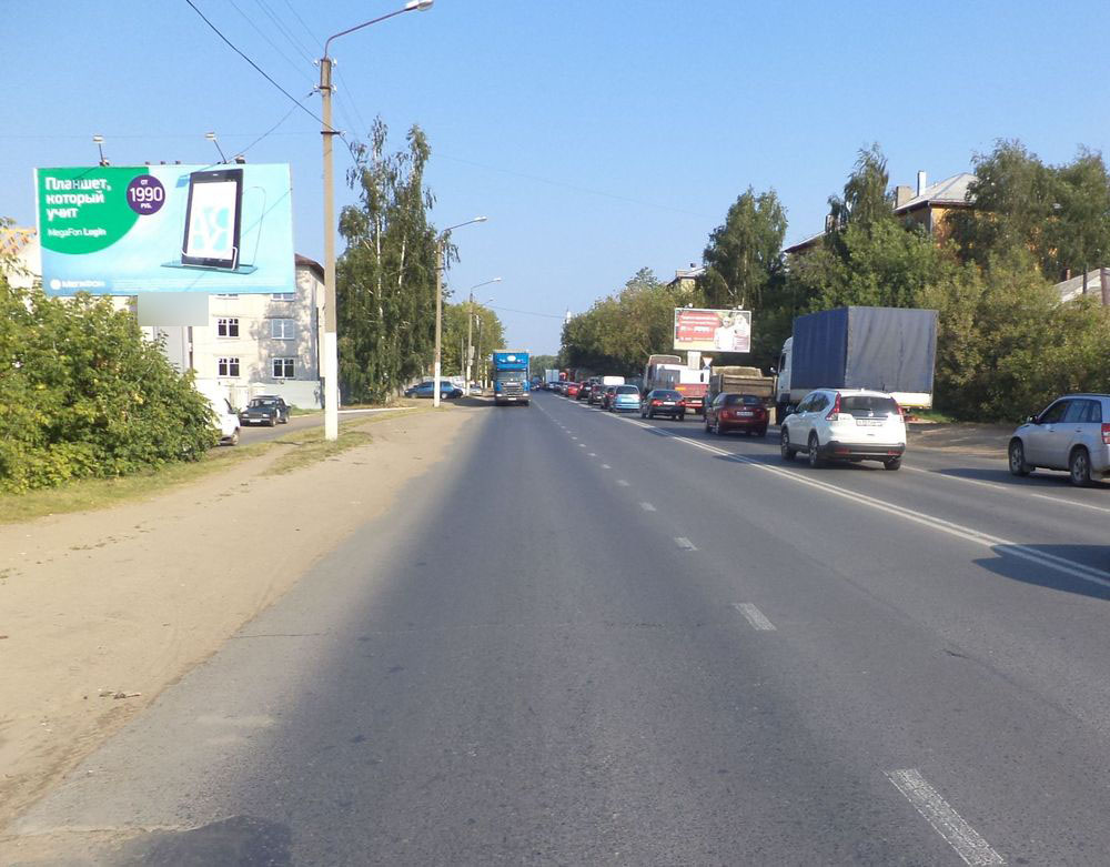 Фотография рекламного носителя, тип: Билборд 3x6, адрес: Нижняя дебря ул., д.104, Кострома, Костромская область, Россия. Сторона Б №598693