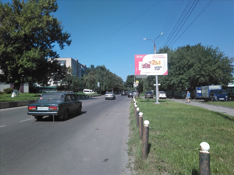 Фотография рекламного носителя, тип: Билборд 2x3, адрес: МОПРа ул., д.24, Орел, Орловская область, Россия. Сторона А №636636