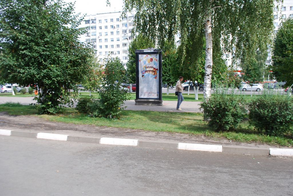 Фотография рекламного носителя, тип: Пиллар 3x1.4, адрес: Ватутина пр-т., Белгород, Белгородская область, Россия. Сторона C №344148