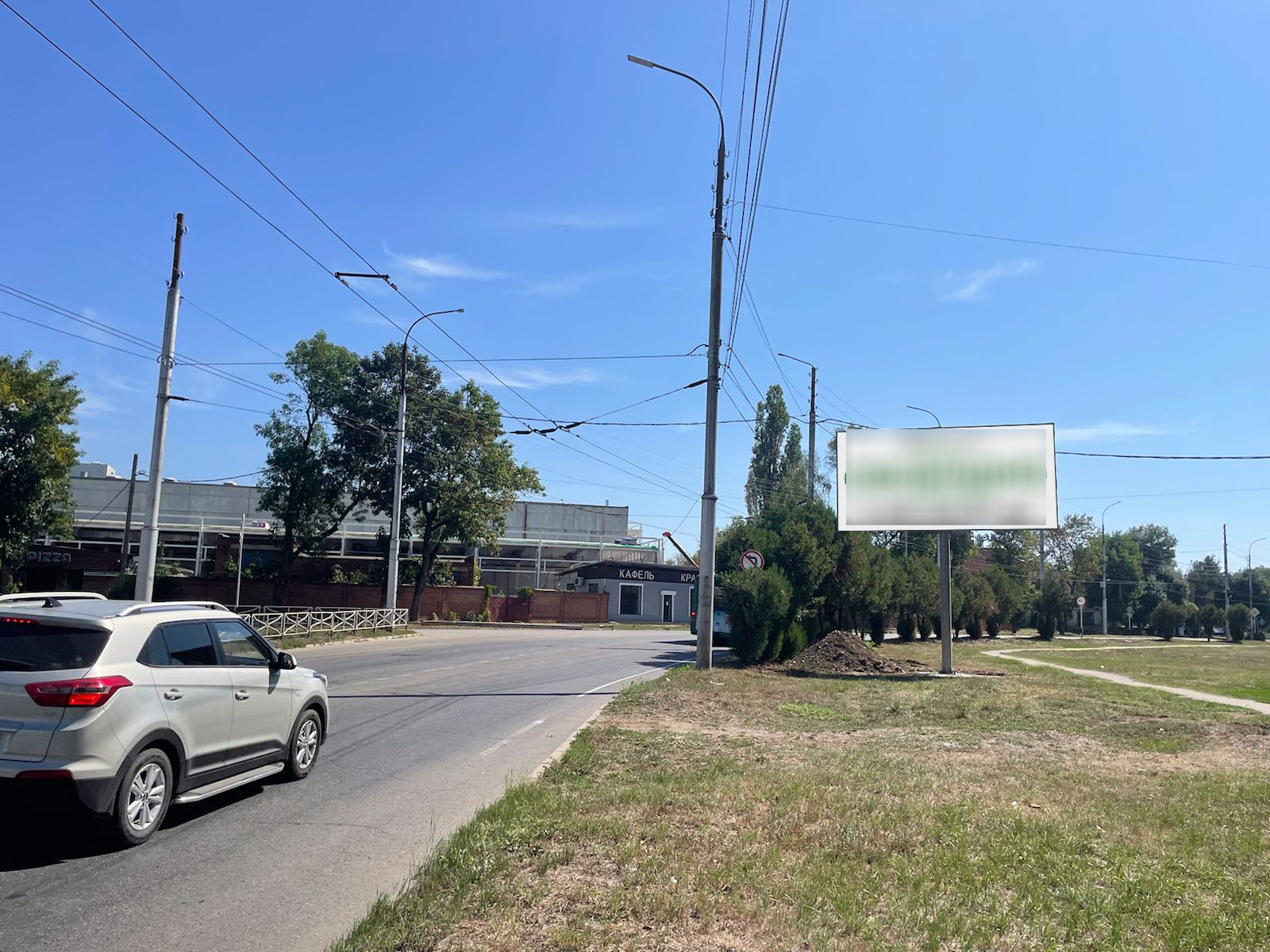 Фотография рекламного носителя, тип: Билборд 3x6, адрес: Шоссейная ул. Х Профсоюзный пер., Майкоп, Республика Адыгея, Россия. Сторона A №1325463