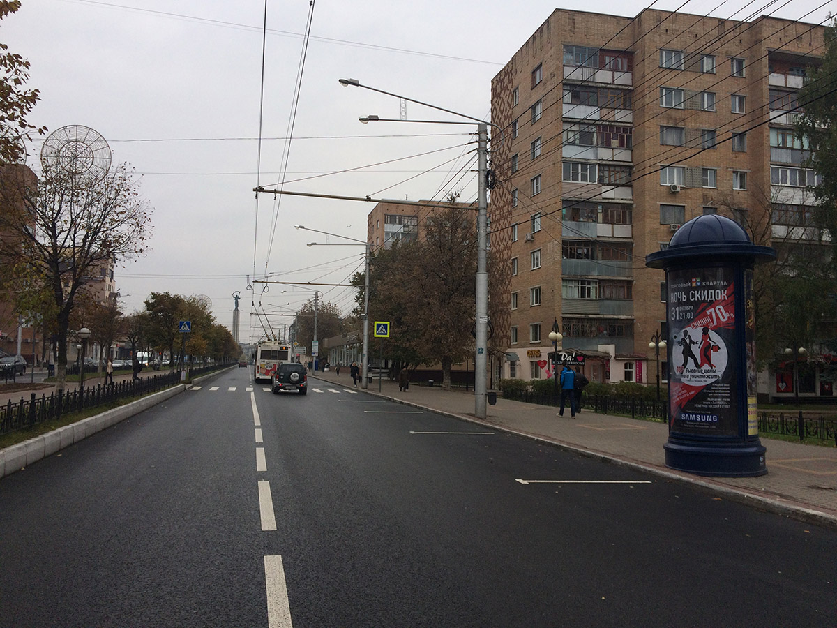 Фотография рекламного носителя, тип: Пиллар 3x1.4, адрес: Кирова ул., д.78, Калуга, Калужская область, Россия. Сторона А №1005695