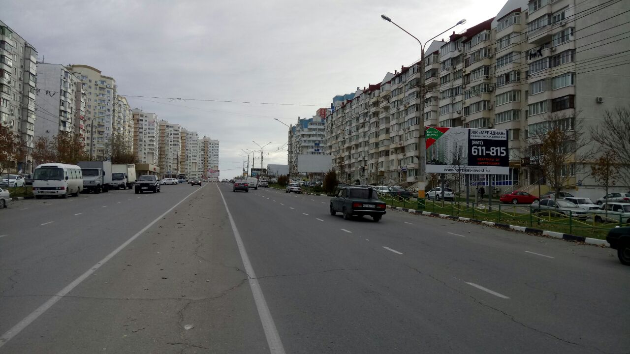 Фотография рекламного носителя, тип: Билборд 3x6, адрес: Дзержинского пр-т., д.217-219, Новороссийск, Краснодарский край, Россия. Сторона А №604704