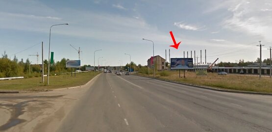 Фотография рекламного носителя, тип: Билборд 3x6, адрес: Нефтяников пр-т. Х Уральская ул., молочный завод, Нягань, Ханты-Мансийский автономный округ – Югра, Россия. Сторона А №853844