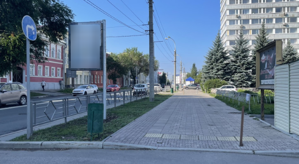 Фотография рекламного носителя, тип: Панель-кронштейн, адрес: Максима Горького ул., д.82, поз.2, Самара, Самарская область, Россия. Сторона А №1079907