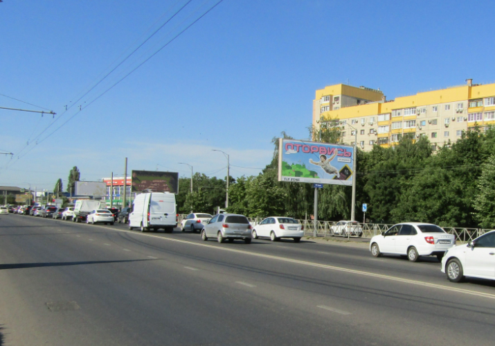 Фотография рекламного носителя, тип: Билборд 3x6, адрес: Дзержинского ул., д.209, Краснодар, Краснодарский край, Россия. Сторона А №459400