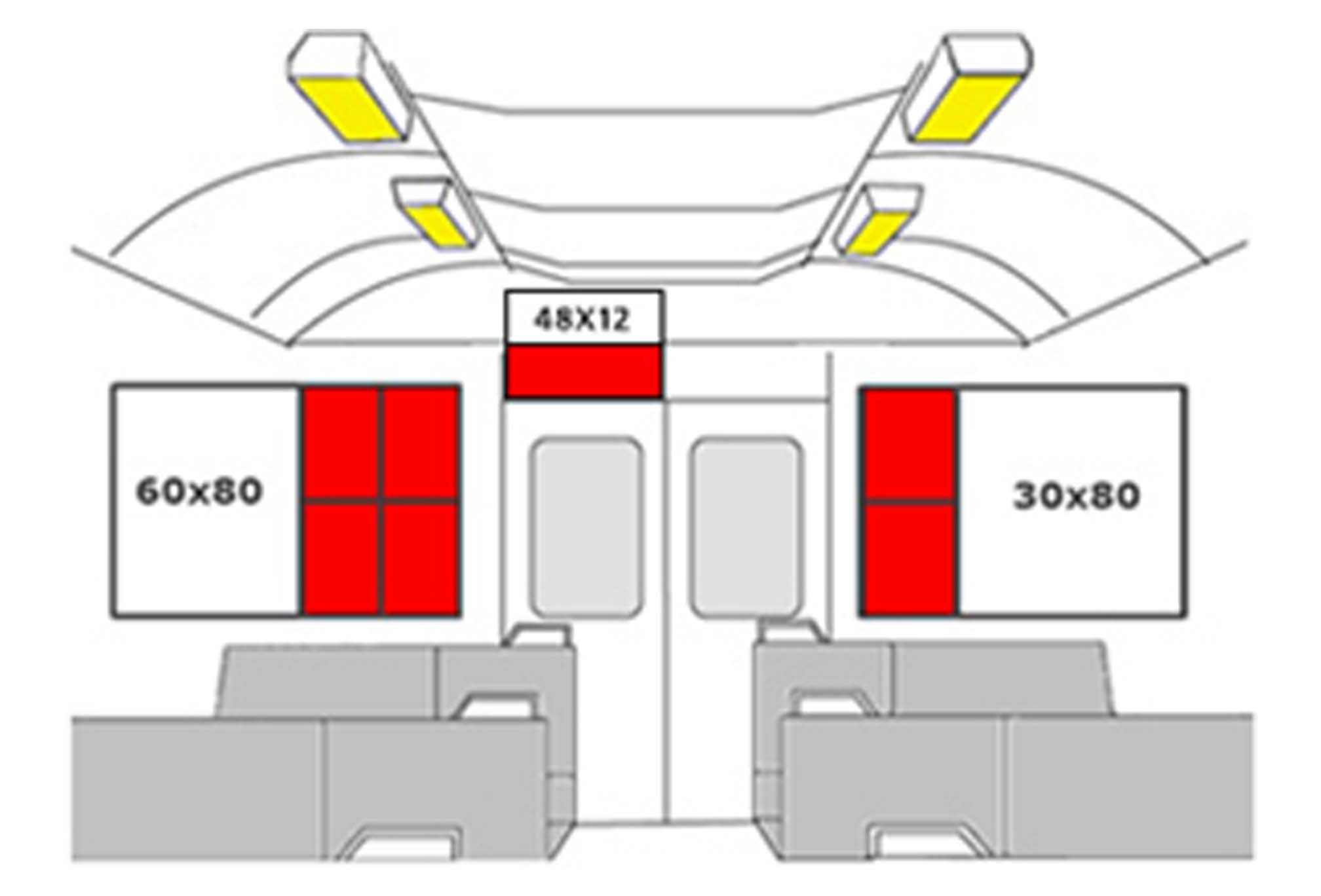 Реклама в пригородных поездах
