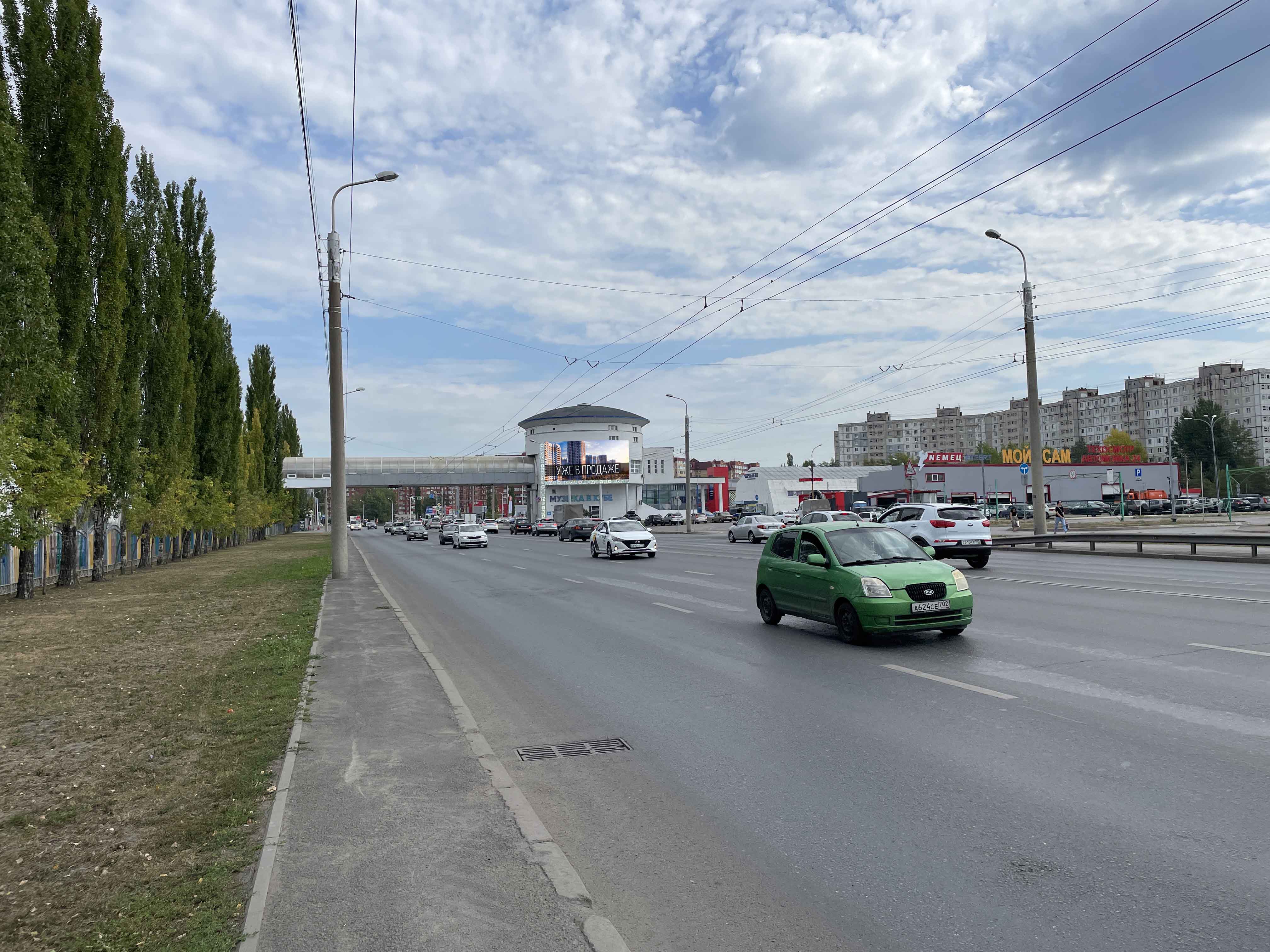 Фотография рекламного носителя, тип: Медиафасад, адрес: Маршала Жукова ул., д.31/1, к.1, Уфа, Республика Башкортостан, Россия. Сторона А1-А10 №1101326