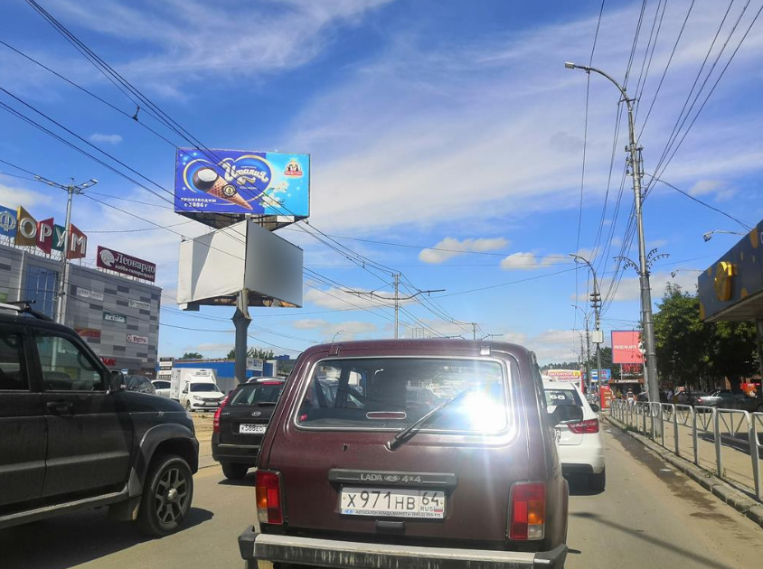 Фотография рекламного носителя, тип: Билборд 3x6, адрес: Танкистов ул. Х ЦКР пл., поз.1, Саратов, Саратовская область, Россия. Сторона Б1 №1095279