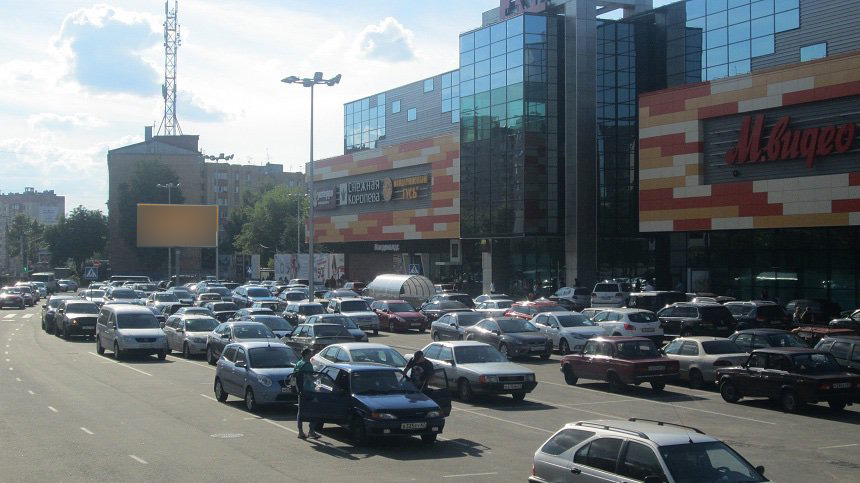 Фотография рекламного носителя, тип: Билборд 3x6, адрес: 25 Сентября ул., д.35а, поз.1, Смоленск, Смоленская область, Россия. Сторона А1-A3 №749306