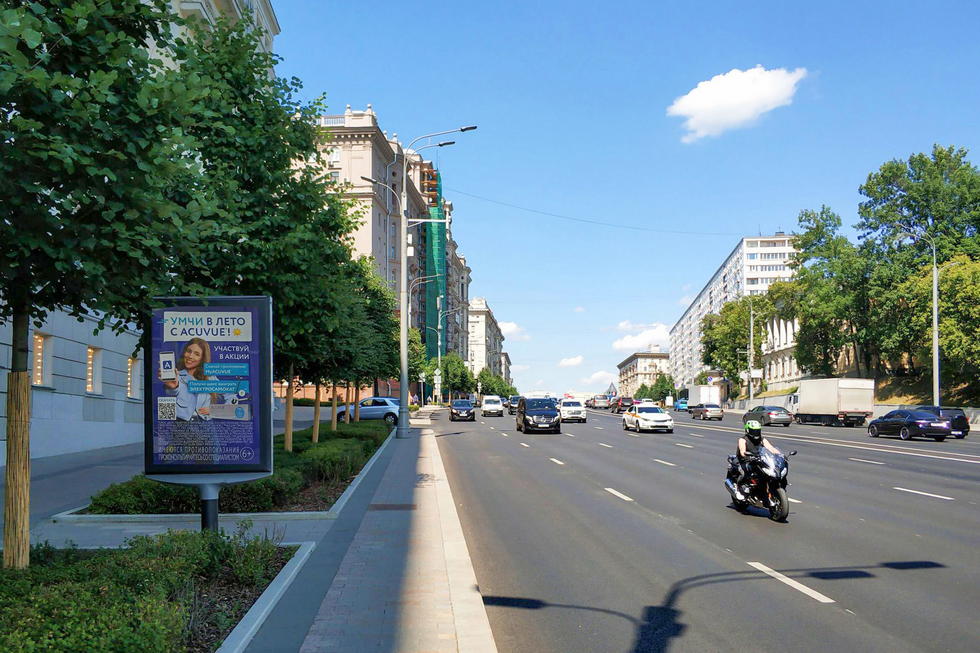 Фотография рекламного носителя, тип: Ситиформат 1.8x1.2, адрес: Земляной Вал ул., д.48Б, Москва, Россия. Сторона Б №461079