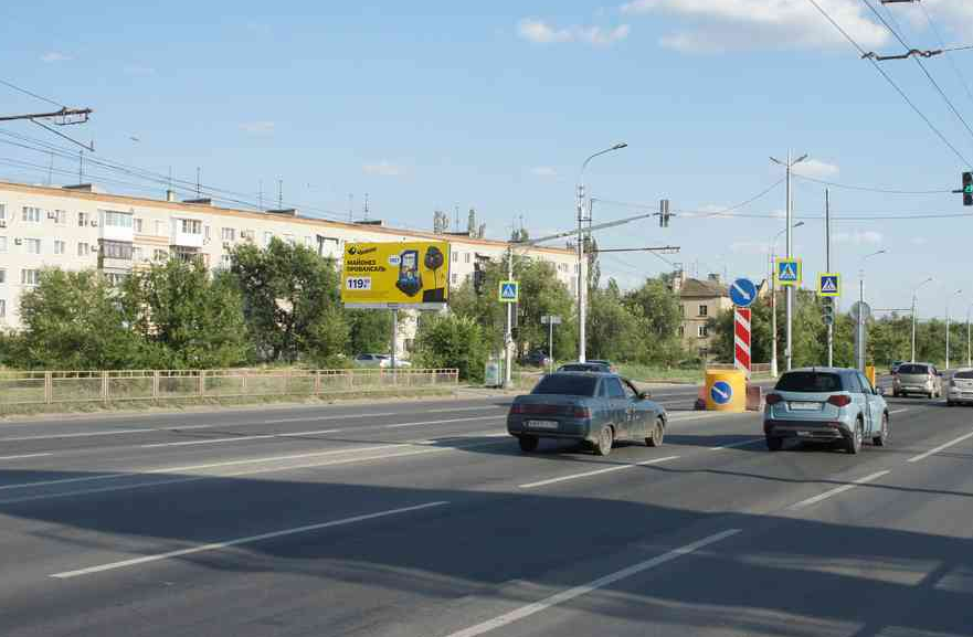 Фотография рекламного носителя, тип: Билборд 3x6, адрес: Лимоновая ул. Х Фруктовая ул., д.22, ост. Больница №9, Волгоград, Волгоградская область, Россия. Сторона Б1 №999524