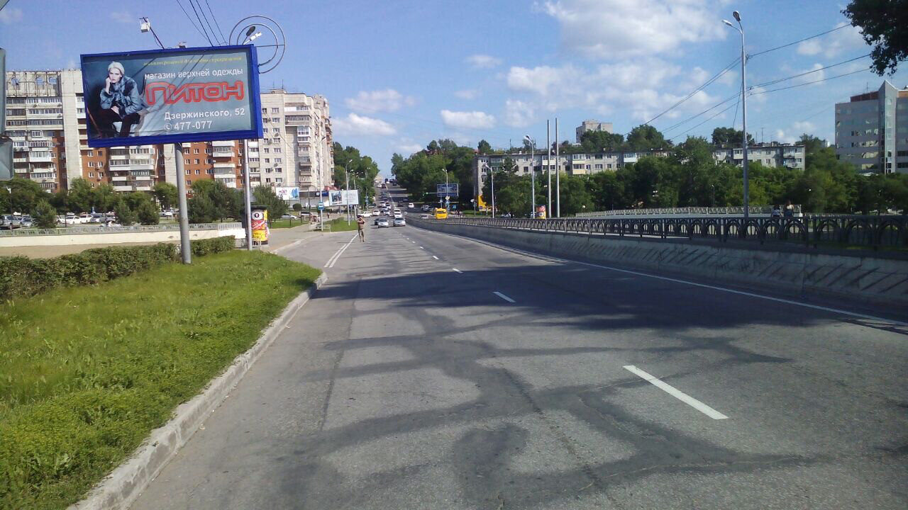 Фотография рекламного носителя, тип: Билборд 3x6, адрес: Дикопольцева ул., д.12, Хабаровск, Хабаровский край, Россия. Сторона Б №971337