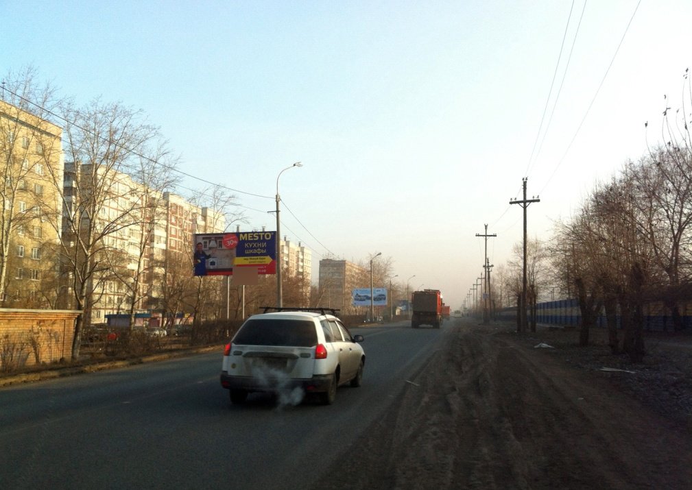 Фотография рекламного носителя, тип: Билборд 3x6, адрес: Семафорная ул., д.187, Красноярск, Красноярский край, Россия. Сторона Б №593141