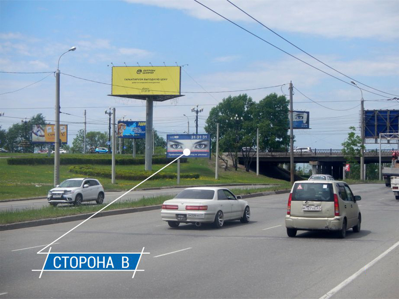 Фотография рекламного носителя, тип: Билборд 3x6, адрес: 60 лет Октября пр-т. Х К. Маркса ул., Хабаровск, Хабаровский край, Россия. Сторона Б №819402