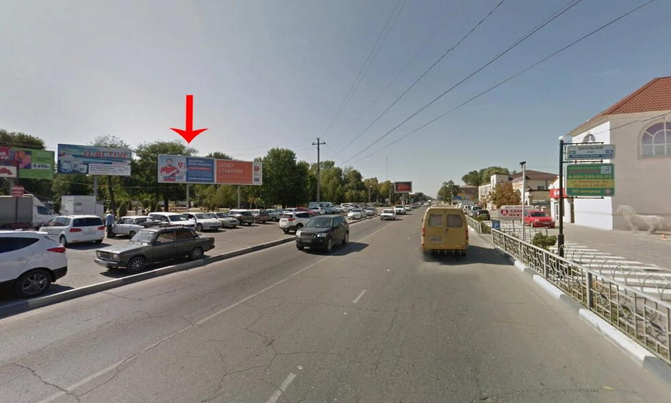 Фотография рекламного носителя, тип: Билборд 3x6, адрес: Ковтюха ул. Х Дзержинского ул., поз.1, Славянск-на-Кубани, Краснодарский край, Россия. Сторона Б1-Б3 №1026127