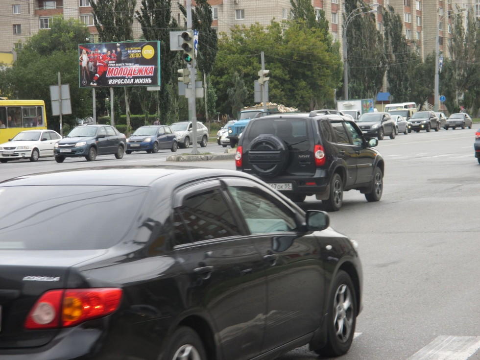 Фотография рекламного носителя, тип: Билборд 3x6, адрес: Масленникова ул., д.21б, Омск, Омская область, Россия. Сторона В №1010158