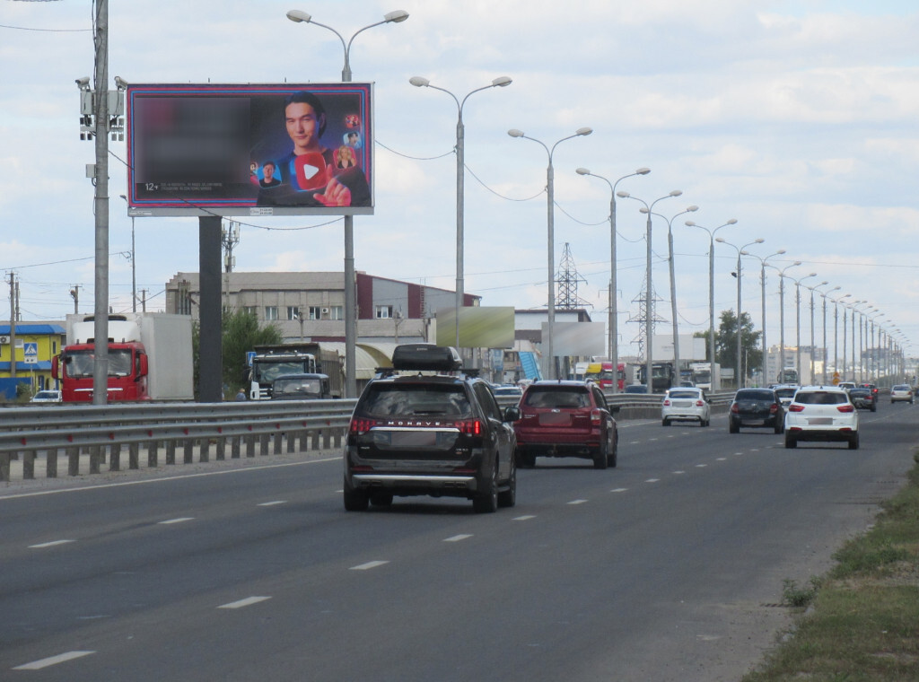 Фотография рекламного носителя, тип: Билборд 3x6, адрес: 3-я Продольная магистраль Х Землячки ул., д.27К, Волгоград, Волгоградская область, Россия. Сторона А2 (Б) №1054433