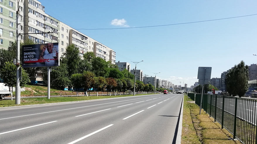 Фотография рекламного носителя, тип: Билборд 3x6, адрес: Тракторостроителей пр-т., д.45, Чебоксары, Республика Чувашия, Россия. Сторона B №838352