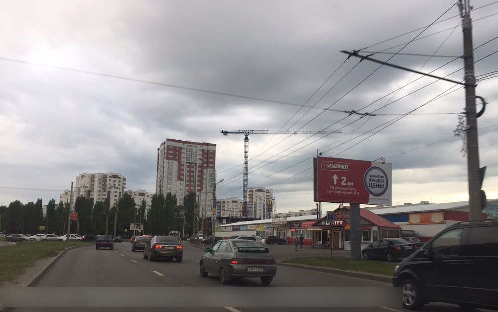 Фотография рекламного носителя, тип: Билборд 3x6, адрес: Строителей пр-т., Арбековский рынок, Пенза, Пензенская область, Россия. Сторона А №741462