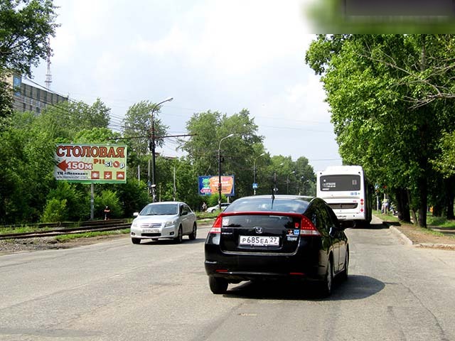 Фотография рекламного носителя, тип: Билборд 3x6, адрес: Тихоокеанская ул., напротив д.138, Проф.Даниловского ул., Хабаровск, Хабаровский край, Россия. Сторона Б №653577