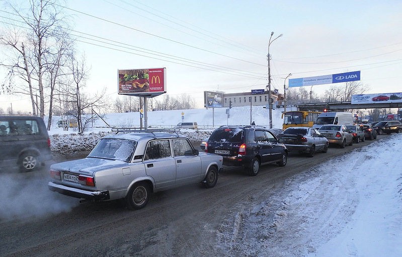 Фотография рекламного носителя, тип: Билборд 3x6, адрес: Обводный пр-т. Х См.Буян ул., Архангельск, Архангельская область, Россия. Сторона A1-A3 №667330