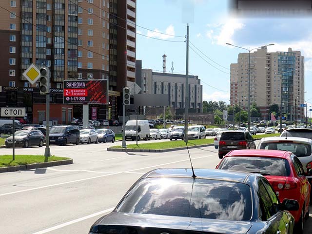 Фотография рекламного носителя, тип: Билборд 3x6, адрес: Северный пр-т., д.5, корп.3, Санкт-Петербург, Россия. Сторона Б №719328