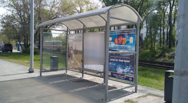 Фотография рекламного носителя, тип: Остановка 1.8x1.2, адрес: Ново-Садовая ул., Завод Тарасова, Самара, Самарская область, Россия. Сторона B1 №830195