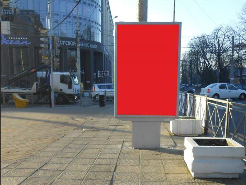 Фотография рекламного носителя, тип: Ситиформат 1.8x1.2, адрес: Гвардейский пр-т., Янтарьэнерго, поз.1, Калининград, Калининградская область, Россия. Сторона B №826149