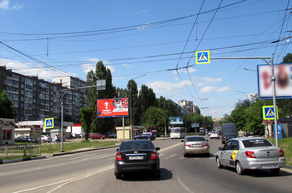 Фотография рекламного носителя, тип: Билборд 3x6, адрес: В. Невского ул., д.1а, Воронеж, Воронежская область, Россия. Сторона Б №995407