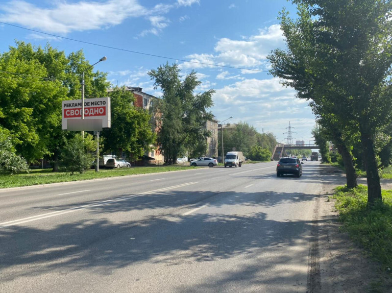 Фотография рекламного носителя, тип: Билборд 3x6, адрес: Семафорная ул., д.397, Красноярск, Красноярский край, Россия. Сторона Б №848210