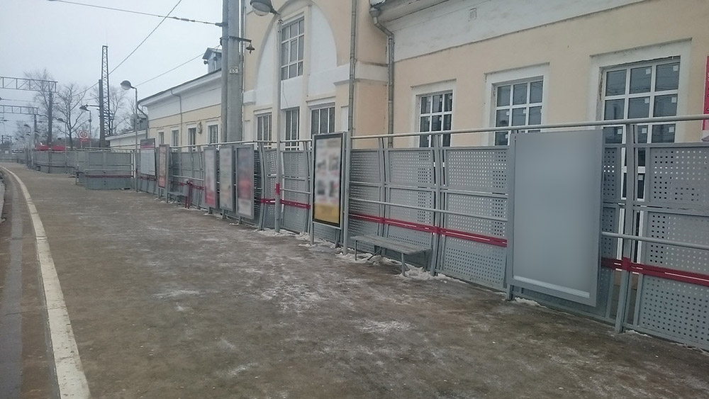 Фотография рекламного носителя, тип: Ситиформат 1.8x1.2, адрес: Орехово-Зуево ст., ж/д платформа, поз.6, Орехово-Зуево, Московская область, Россия. Сторона А №627249