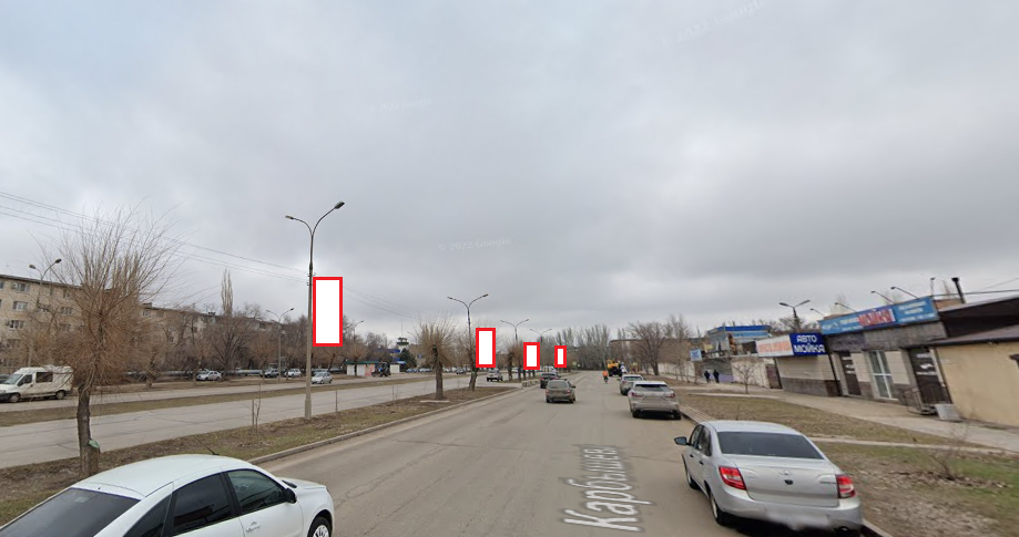 Фотография рекламного носителя, тип: Панель-кронштейн, адрес: Карбышева ул., поз.1, Волжский, Волгоградская область, Россия. Сторона А №1097427